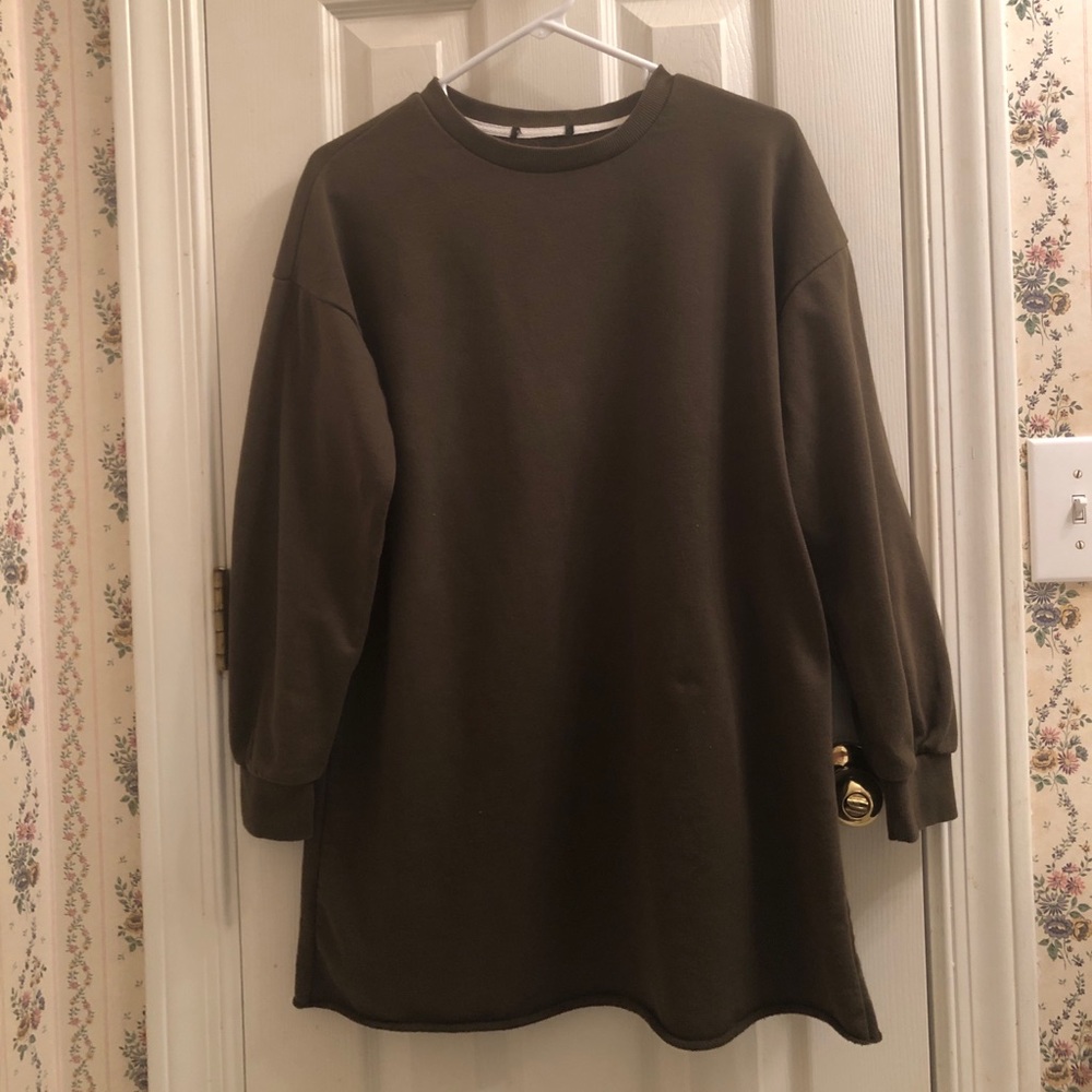 Forever 21 Olive Green Mini Dress